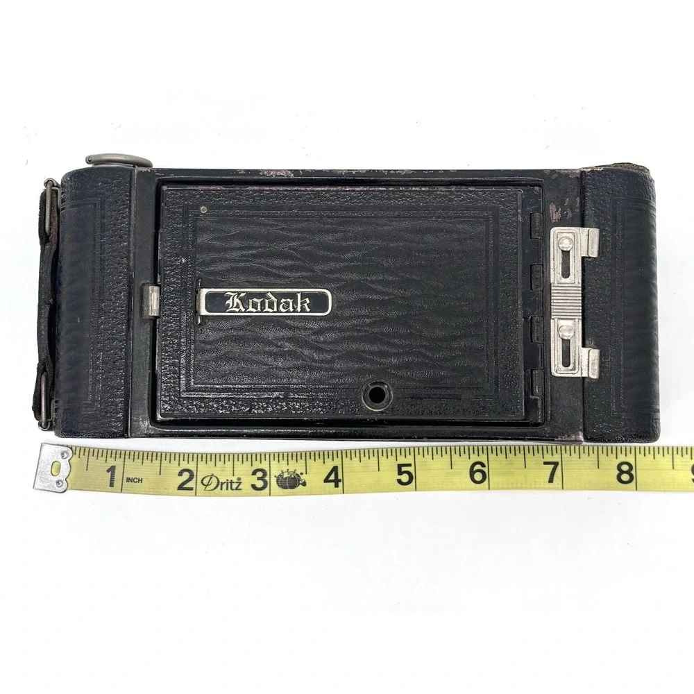 Vintage No 1A Pocket Kodak Folding Bellows Camera Kodex Shutter Film TV Prop